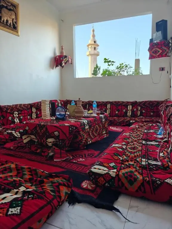 Mr Hostel Luxor welcoming common spaces and balcony views in Luxor, Egypt